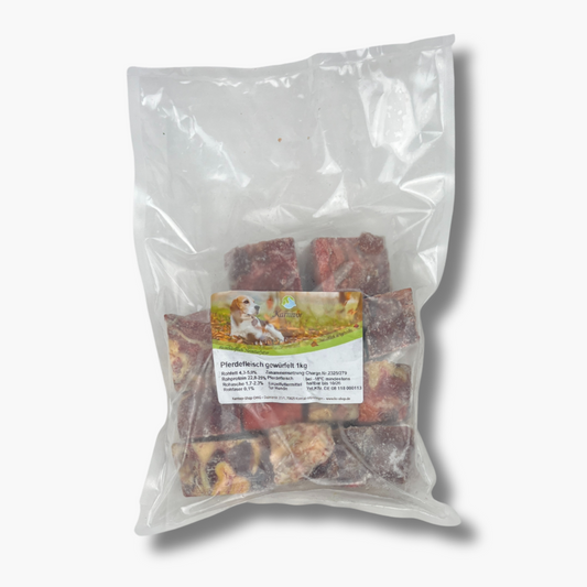 Pferdefleisch, gewürfelt 1kg