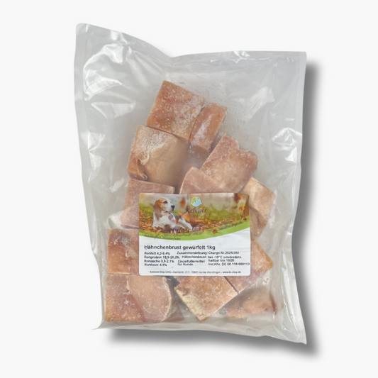 Hähnchenbrust, gewürfelt 1kg