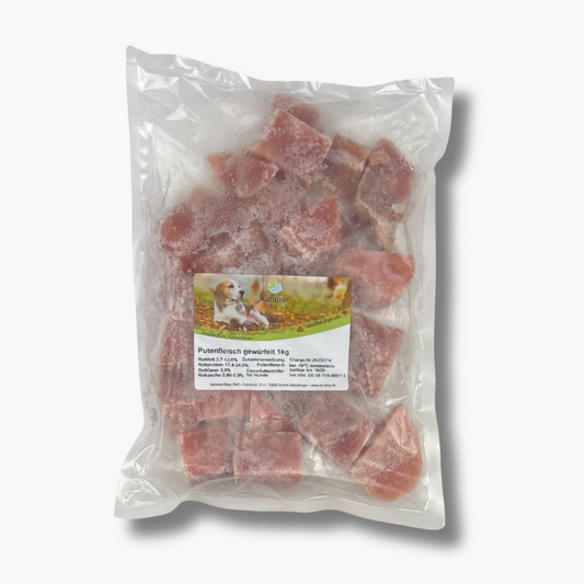 Putenfleisch, gewürfelt 1kg