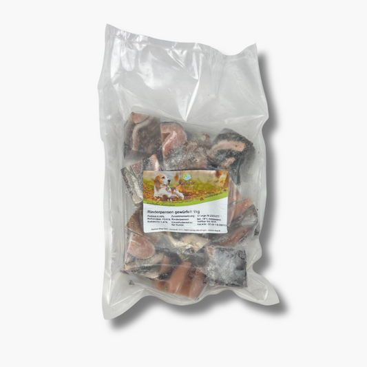Rinderpansen, gewürfelt 1kg