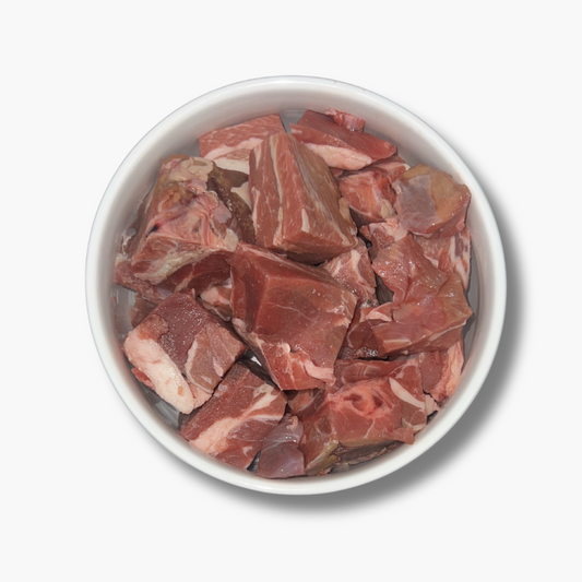 Ziegenfleisch, gewürfelt 1kg