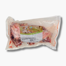 Kaninchenköpfe, 3 Stk.