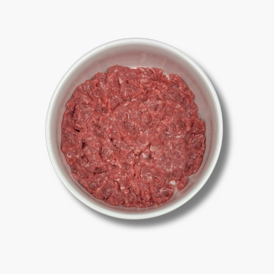 Kaninchenfleisch fein gewolft